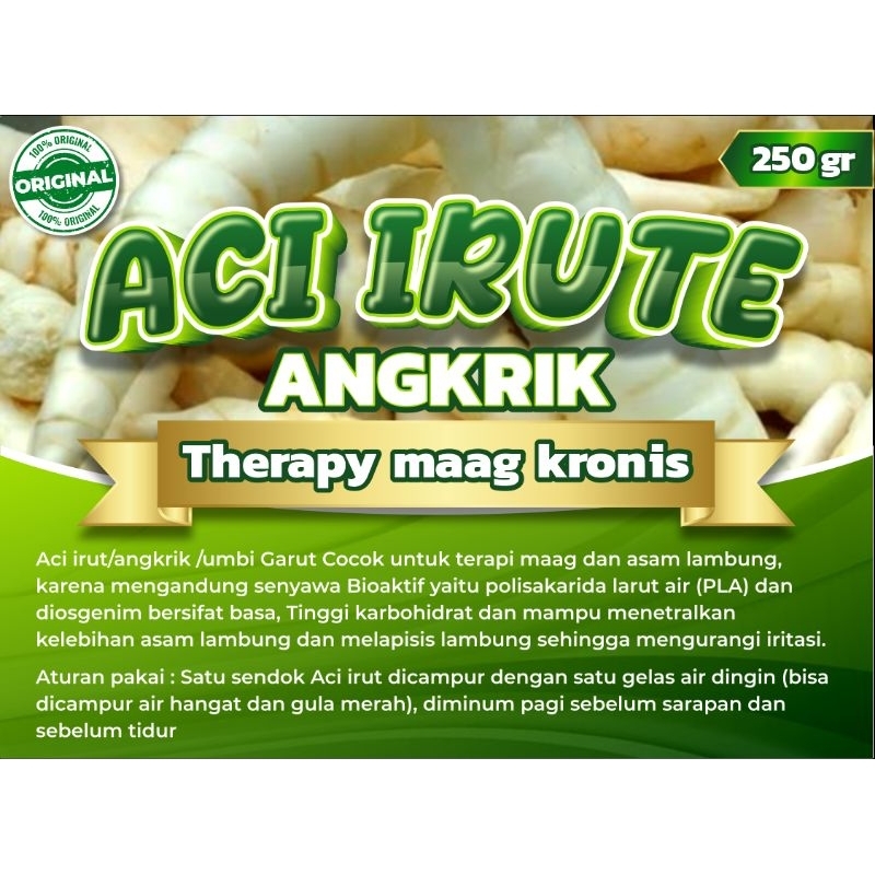 obat asam lambung maag kronis.irut Garut. Aci angkrik