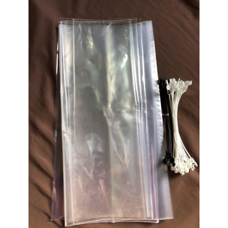 

Plastik Buket / parcell bingkisan transparan ukuran 40x60 , 50x60cm free tali plintir