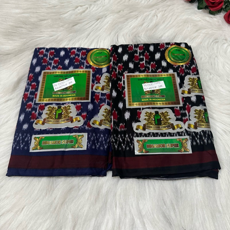 SARUNG GOYOR BOTOL BINAMOR SUPER - Sarung Goyor Dewasa Botol Binamor Super Peremium