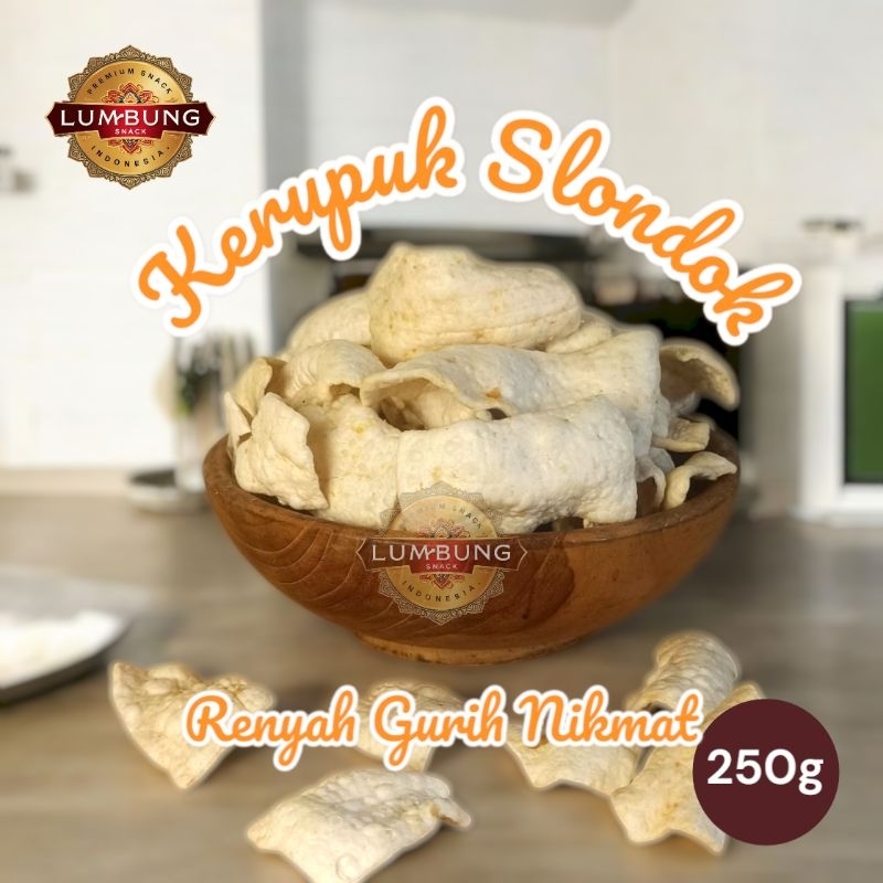 

Camilan Snack Kerupuk Slondok 250g Gurih Renyah dan Nikmat