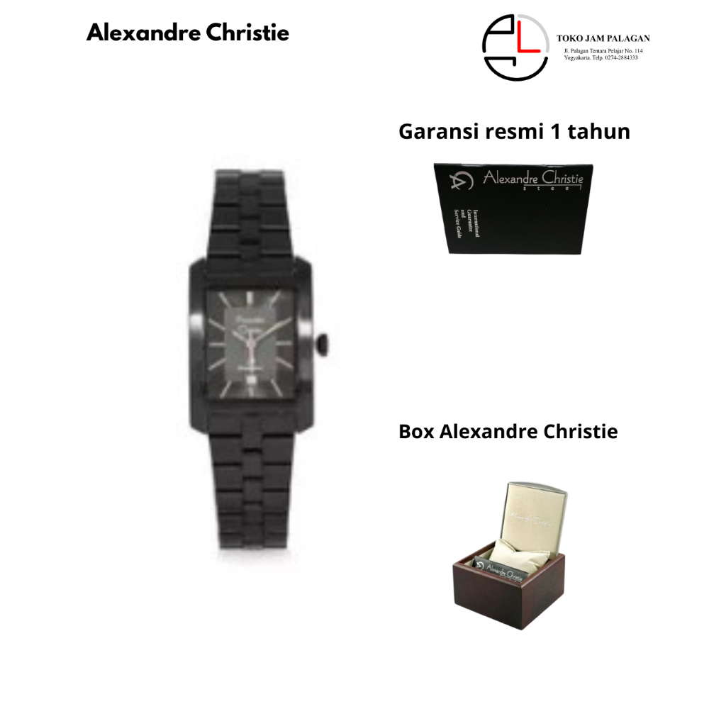 JAM TANGAN WANITA ALEXANDRE CHRISTIE 1019 LDBIPA