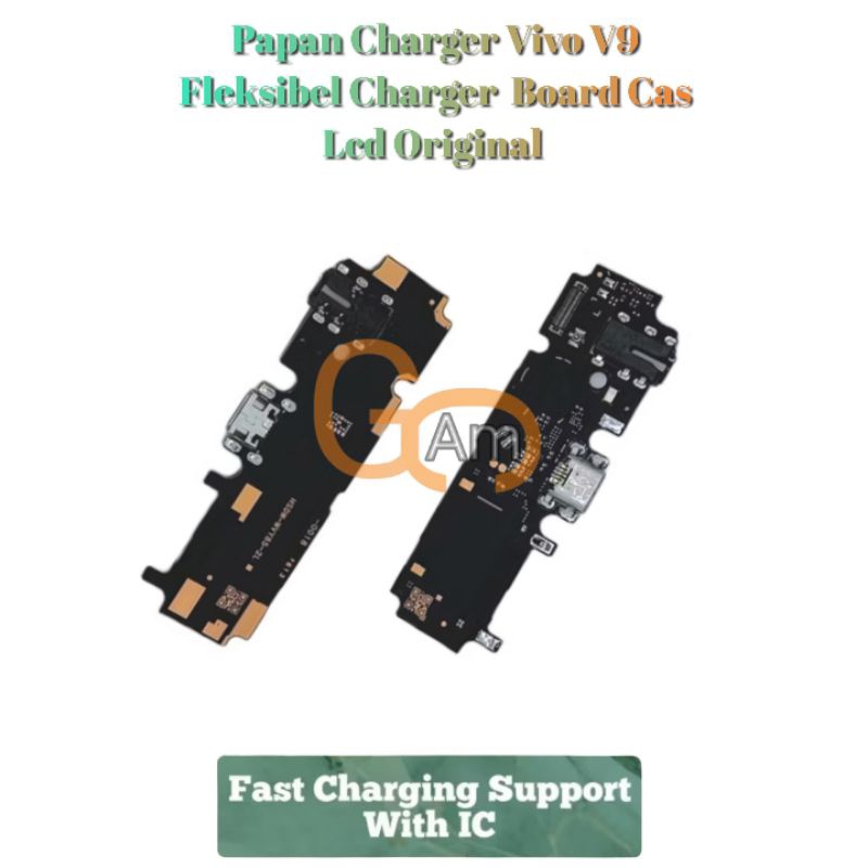 Papan Charger  Vivo V9 Fleksibel Charger  Cas Lcd Original