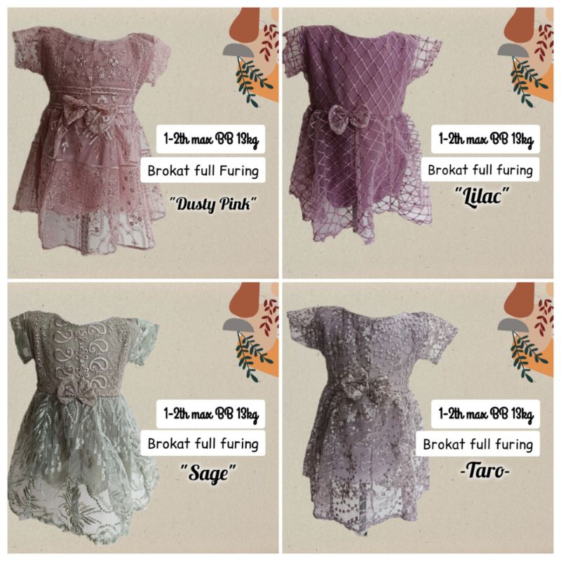 Brokat anak 1-2 tahun