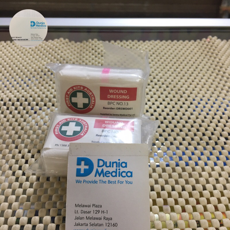 wound dressing steril nomor 13
