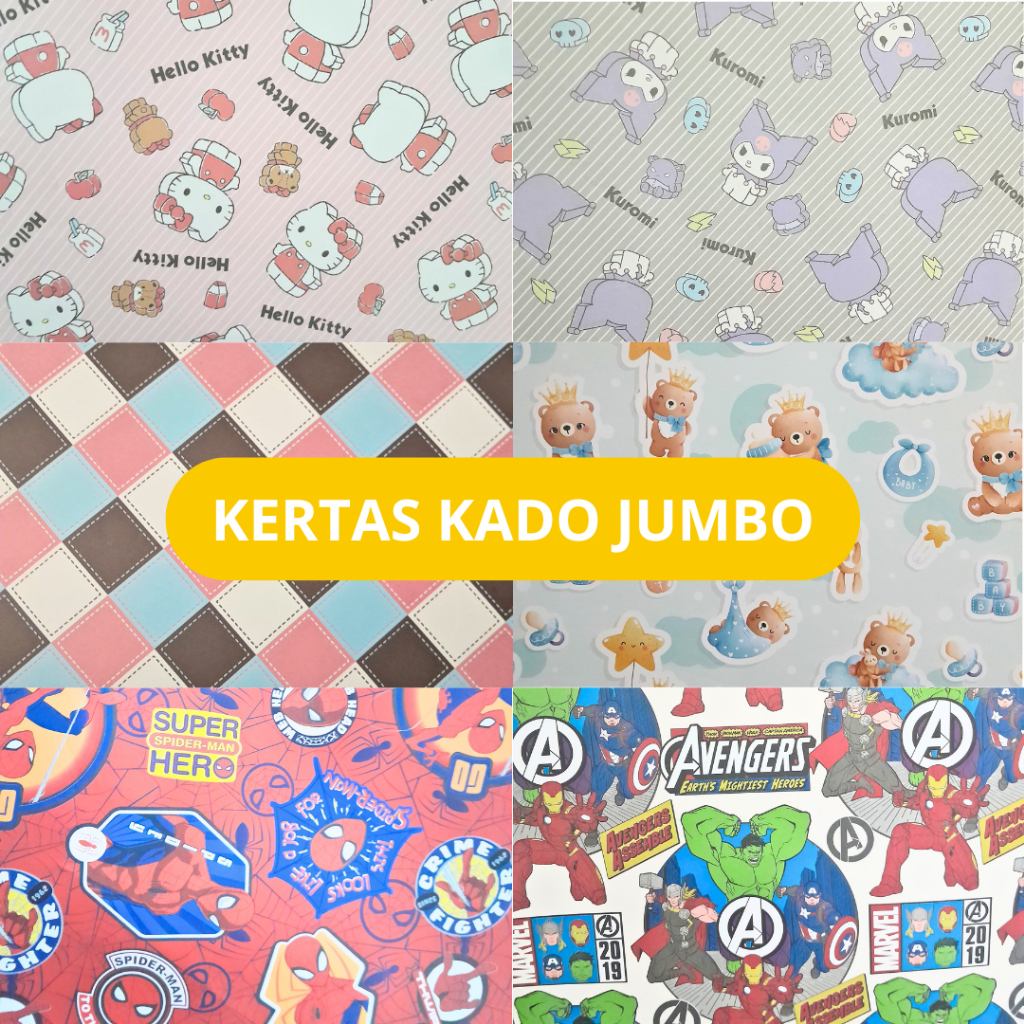 

Kertas Kado Murah JUMBO Batik Baby Karakter Princess