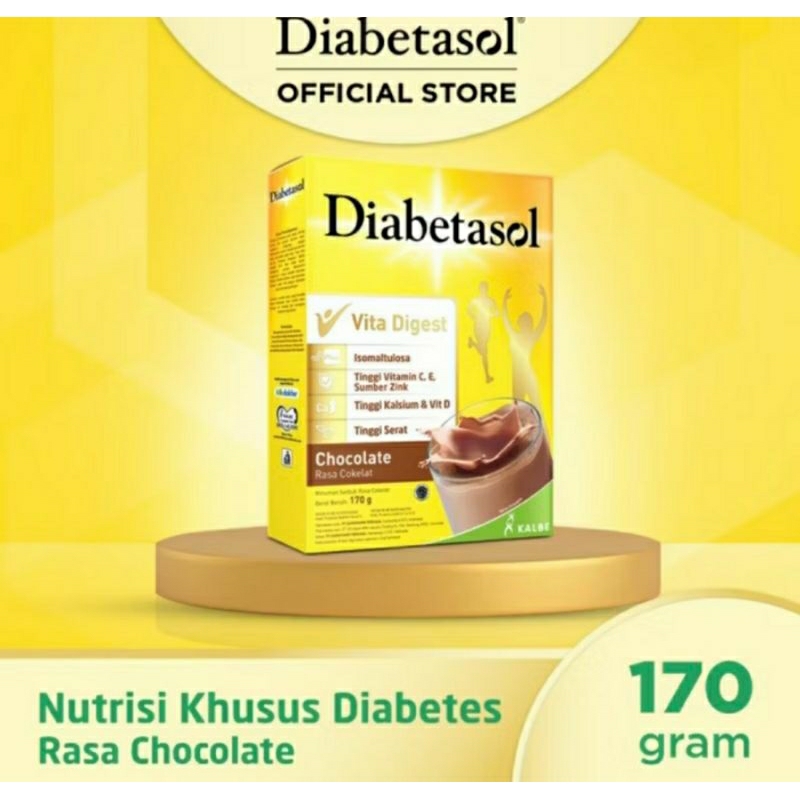 

Diabetasol Vita Digest Susu 170g / Susu Penderita Diabetes / Susu Rendah Gula