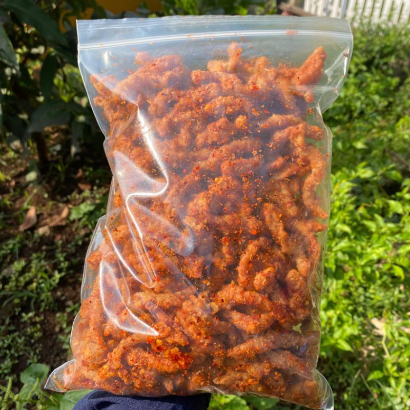 

usus crispy pedas cabai kering 500 gram