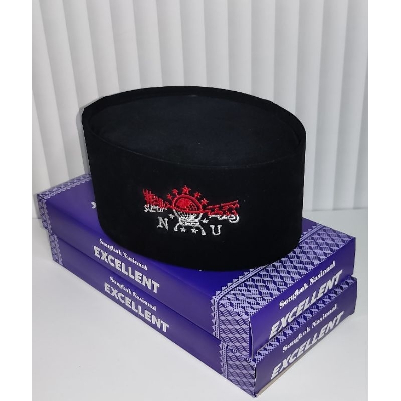 PECI SONGKOK NU MERAH PUTIH KOPIAH NU PECI HITAM