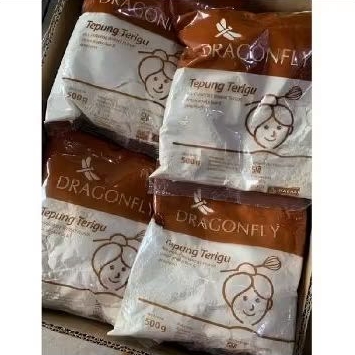 

Tepung terigu dragon fly 500gr