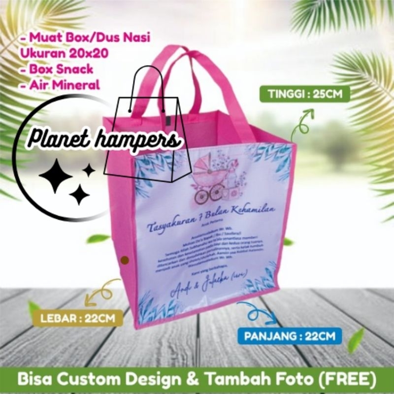 

Tas Kehamilan 4 Bulanan 7 Bulanan Mitoni Goodiebag Tas Hajatan Syukuran Kehamilan