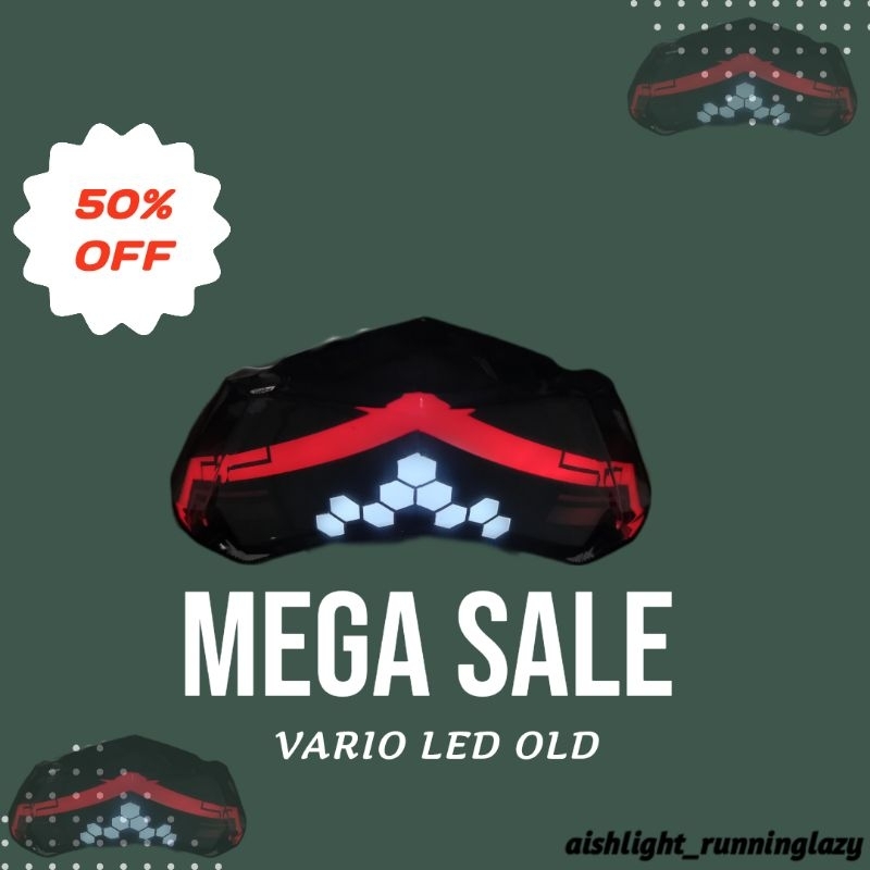 FULLSET stoplamp Vario125/150 old custom lazy running || stoplamp Vario125/150 led old custom lazy |