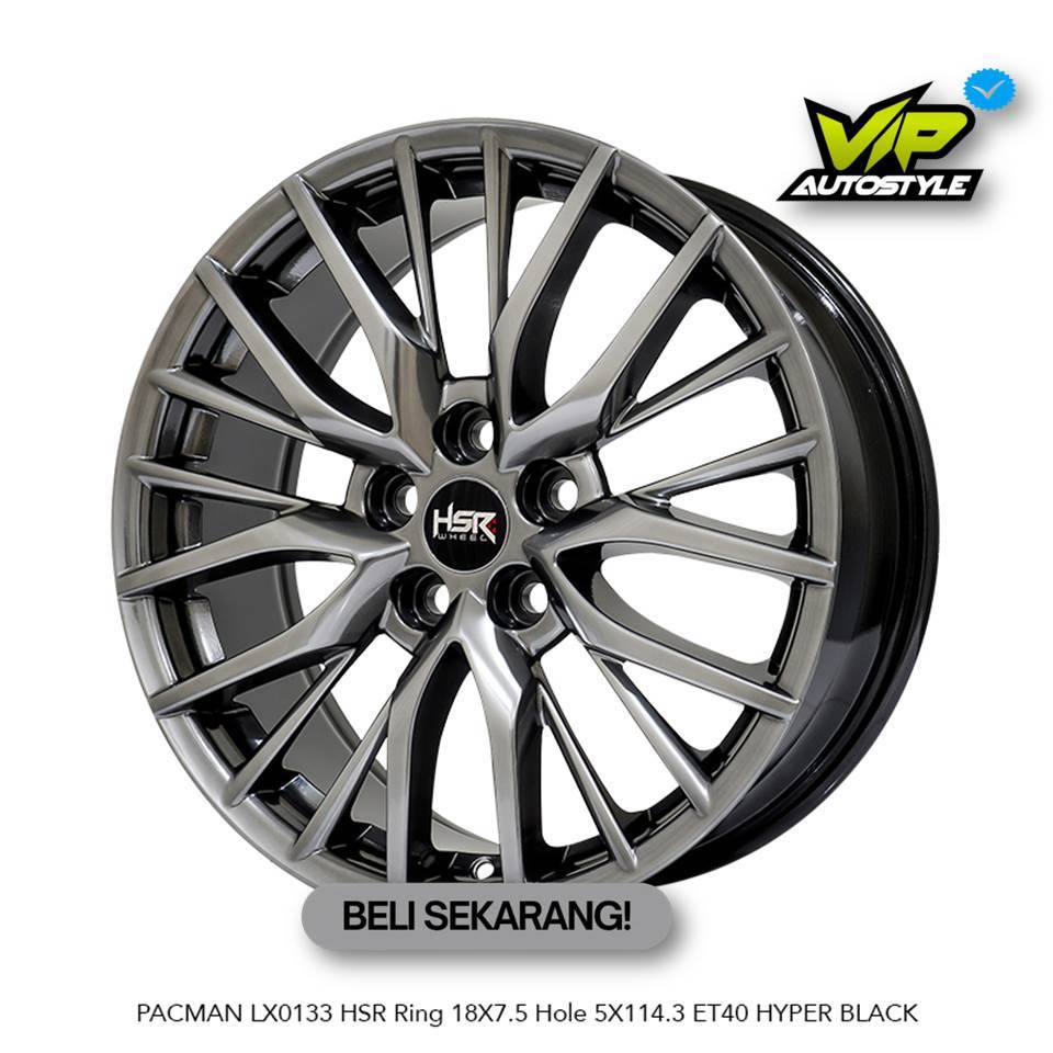 Velg Mobil Alphard R18 Modifikasi Pelek Mobil Voxy, Innova Dan Xpander Ring 18 HSR PACMAN Ring 18