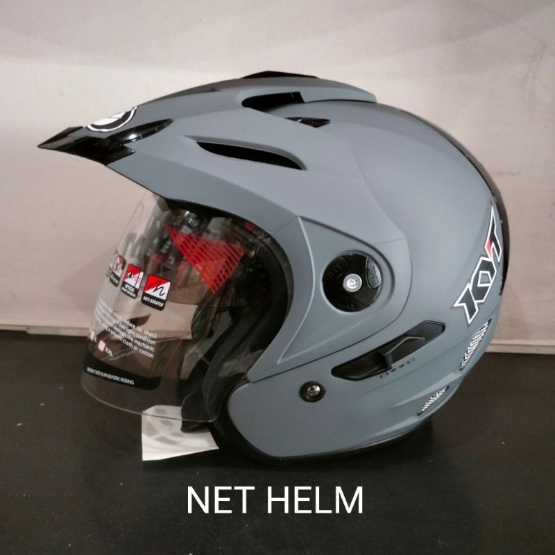 HELM KYT VENOM RR SOLID GORILA DOFT ORIGINAL KYT VENOM RR