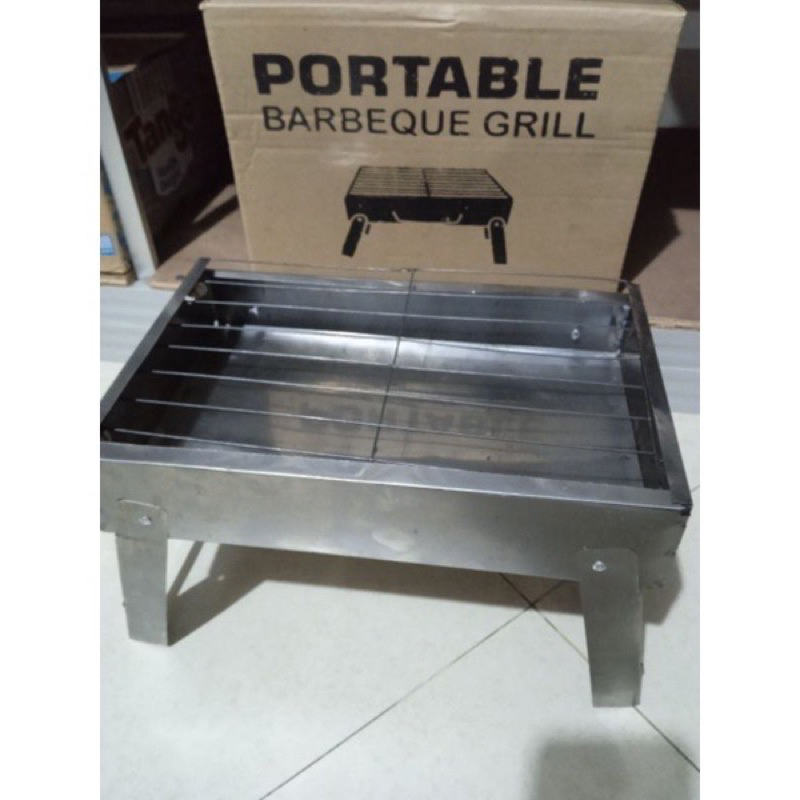 Alat Bakar Sate Tempat Panggangan Lipat Portable Panggang Daging Ayam Bakaran LGI Grill BBQ