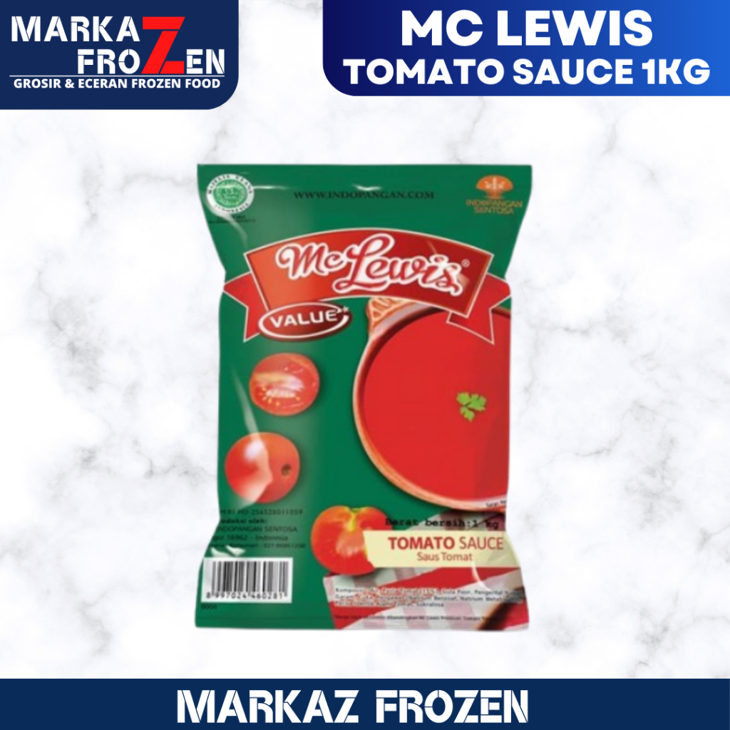 

MC LEWIS SAUS TOMAT 1KG TOMATO SAUCE