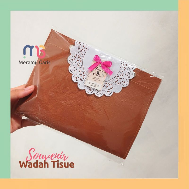 Souvenir Nikah Tempat Tisue | Souvenir Wadah Tisue | Wadah Tisue Bahan Sintesis