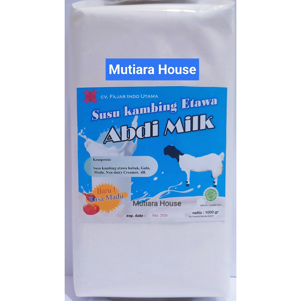 

Susu Kambing Etawa Rasa Madu Isi 1kg