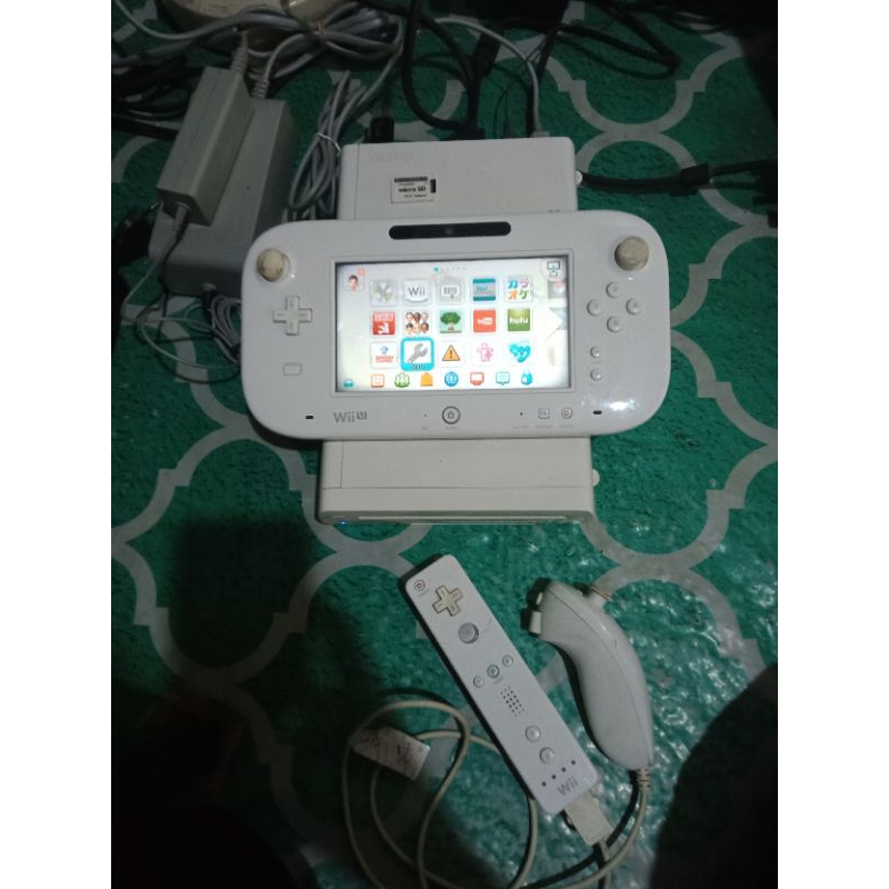 nintendo wii u cfw aroma hdd 120gb + gamepad + wimote n nunchuck
