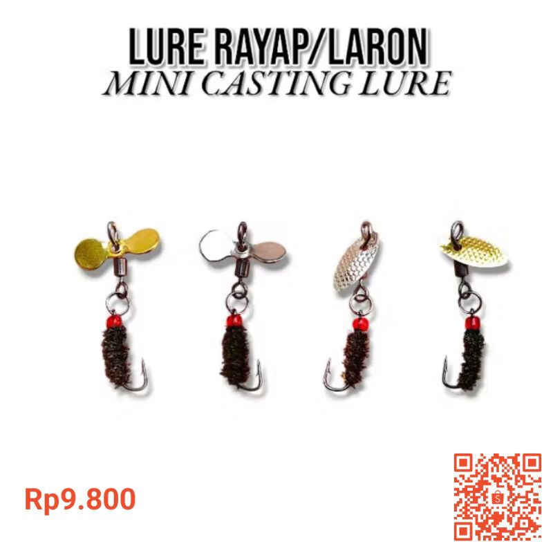 UMPAN RAYAP. LURE RAYAP /LARON.UMPAN CASTING MINI
