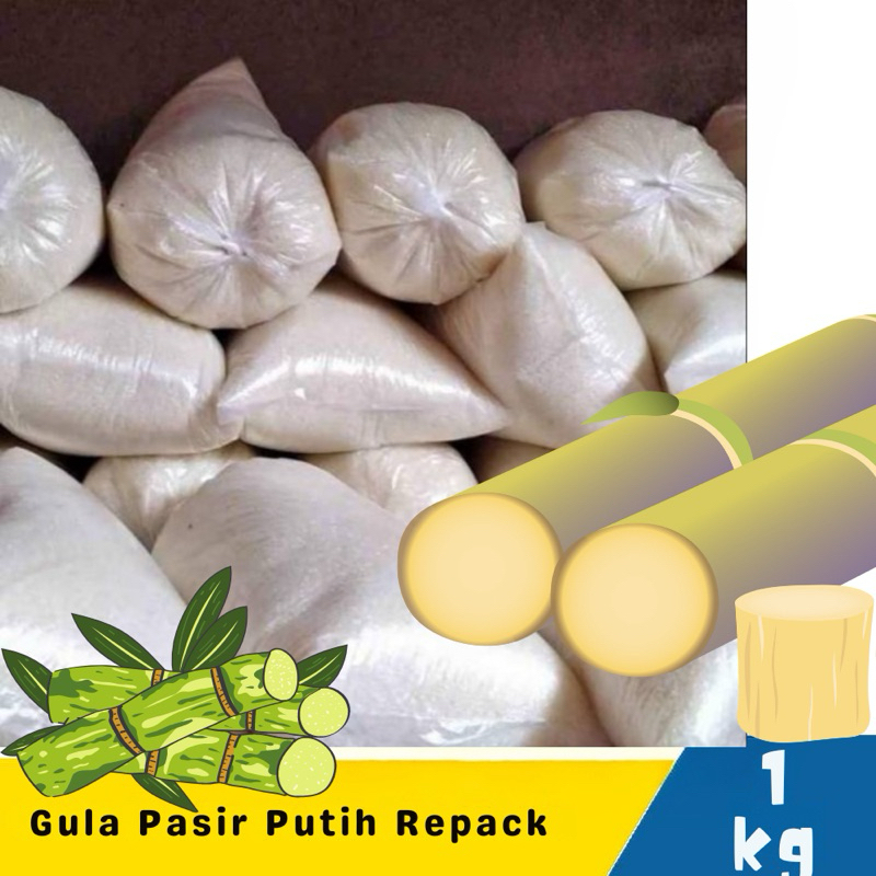 

Gula Pasir Lokal REPACK 1 KG