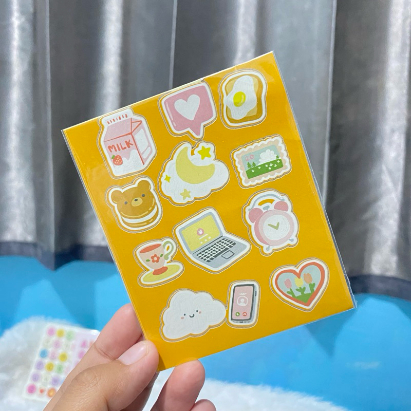 

cute sticker series sticker aesthetic sticke lucu mini sticker