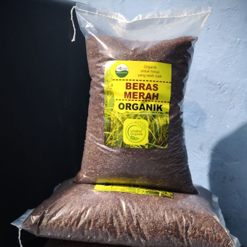 

JKL Beras Merah Organik SP 1KG-2KG-5KG - beras merah murah - Baik untuk diet dan diabetes