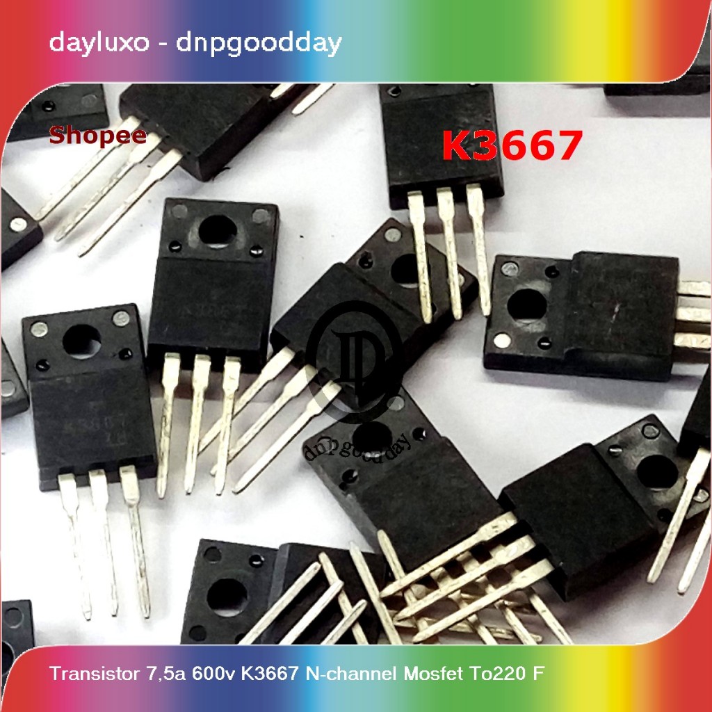 transistor 7,5a 600v k3667 n-channel mosfet to220 f