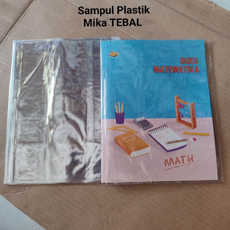 

10 Pcs Sampul Buku Tulis Plastik Mika TEBAL ( Kwarto & Boxy )