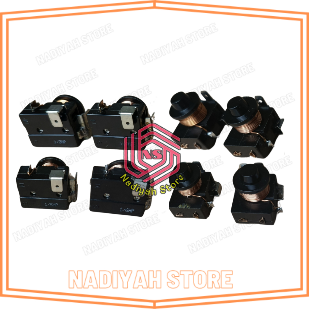 RELAY GULUNG PTC KULKAS RELAY KAWAT KOMPRESOR KULKAS FREZER SHOWCASE RELAY PTC KULKAS GULUNGAN