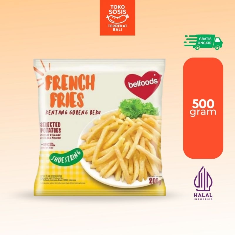 

Belfoods Kentang Goreng Shoestring 500 gram | French Fries