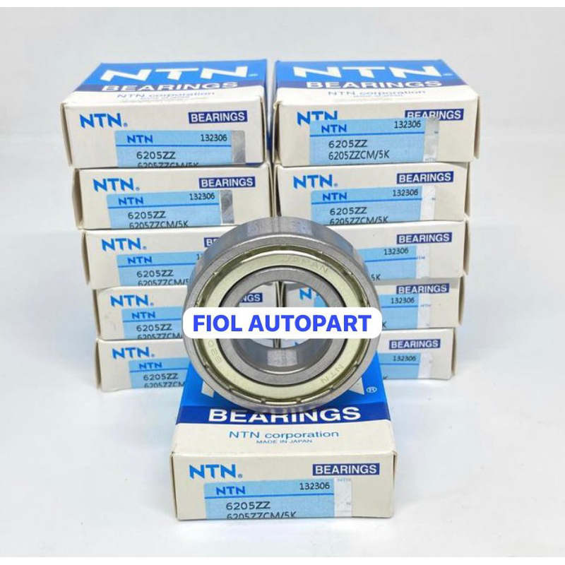 BEARING 6205ZZ NTN 6205 ZZ TUTUP BESI NTN