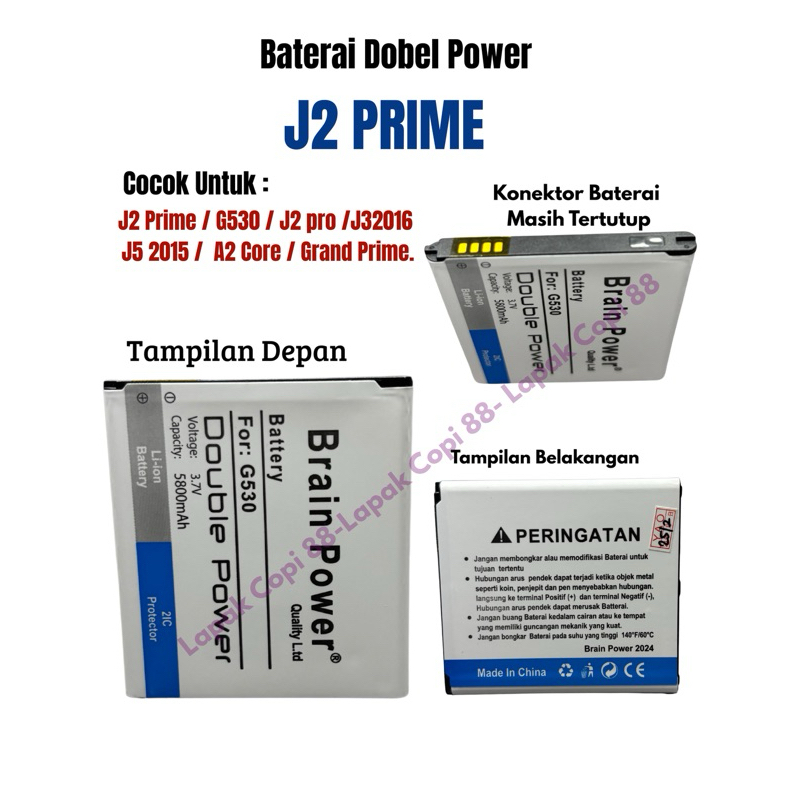 BATRE BATERAI BATRE / SAMSUNG G530 / SAMSUNG GRAND PRIME J5 / J3 / J2 PRIME / SAMSUNG G530 G532