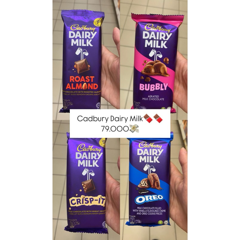 

Open PO Cadburry Dairy Milk (Ready 25 Juni 2025)