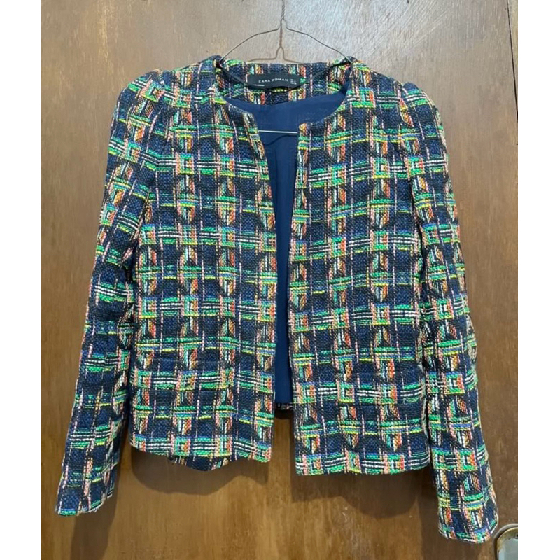 BLAZER TWEED ZARA WOMAN