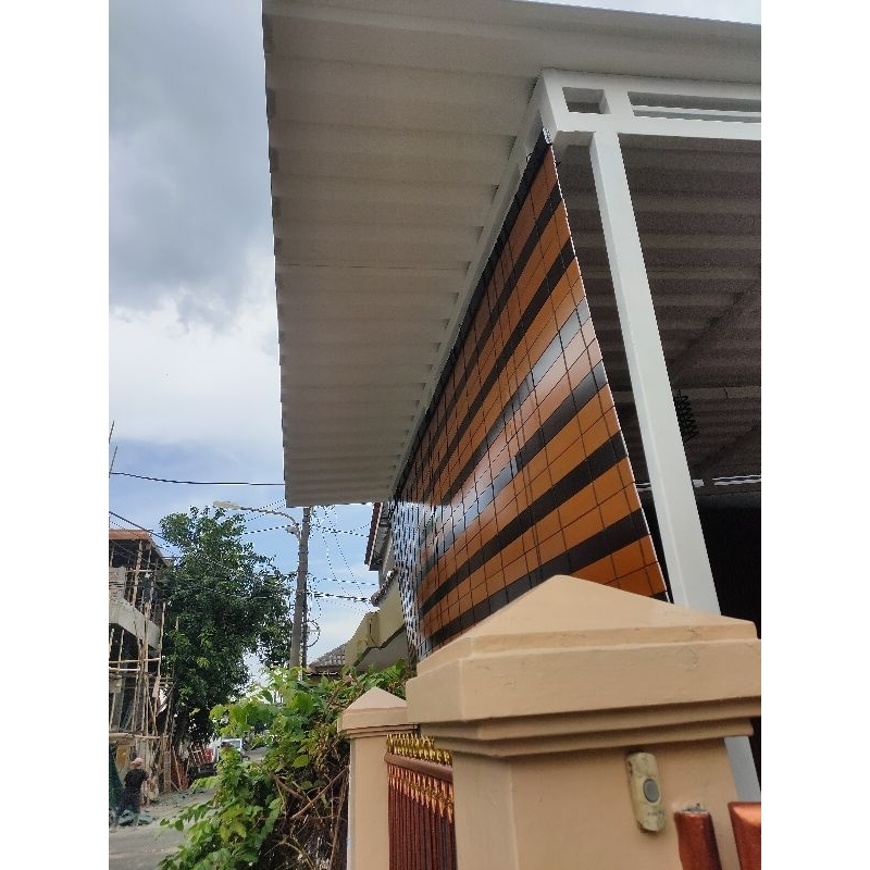 Krey tirai pvc outdoor minimalis motiv21