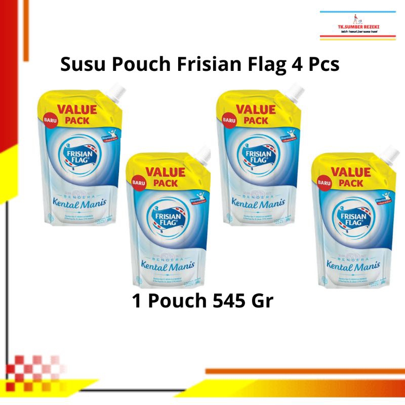 

[PAKET HEMAT ISI 4] Susu Pouch Putih Frisian Flag 545 Gr PROMO MURAH