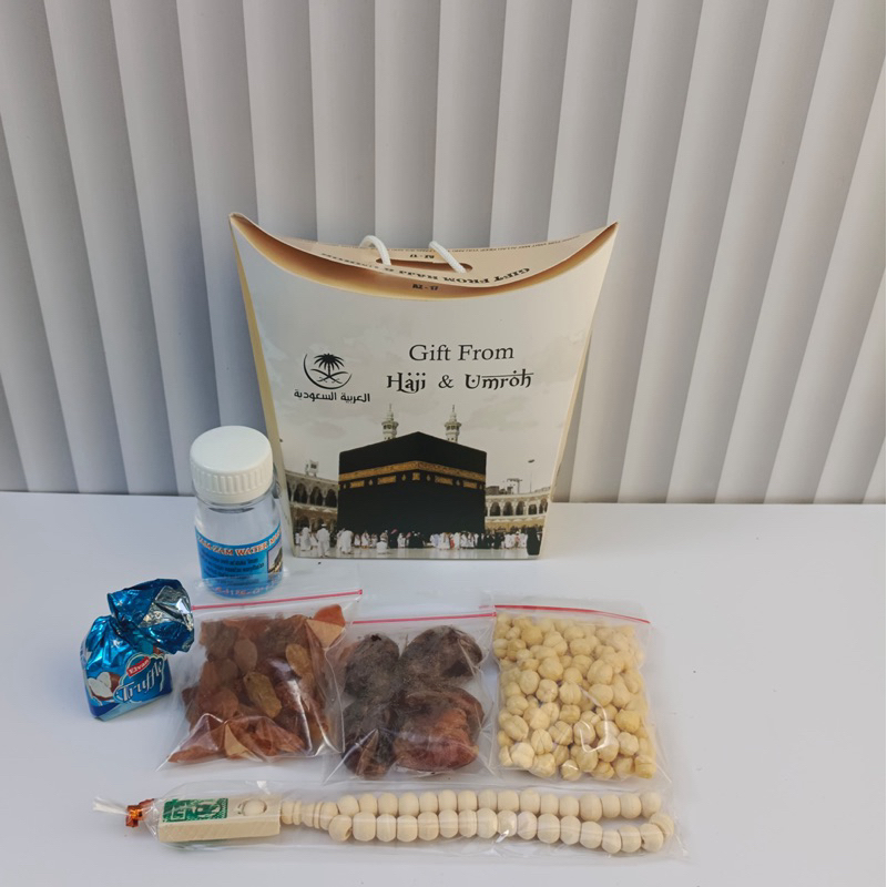 

Paket 40pcs Oleh Oleh Haji dan Umroh Dus Tali Tenteng Air Zamzam - Gift Hadiah OlehOleh Haji & Umroh