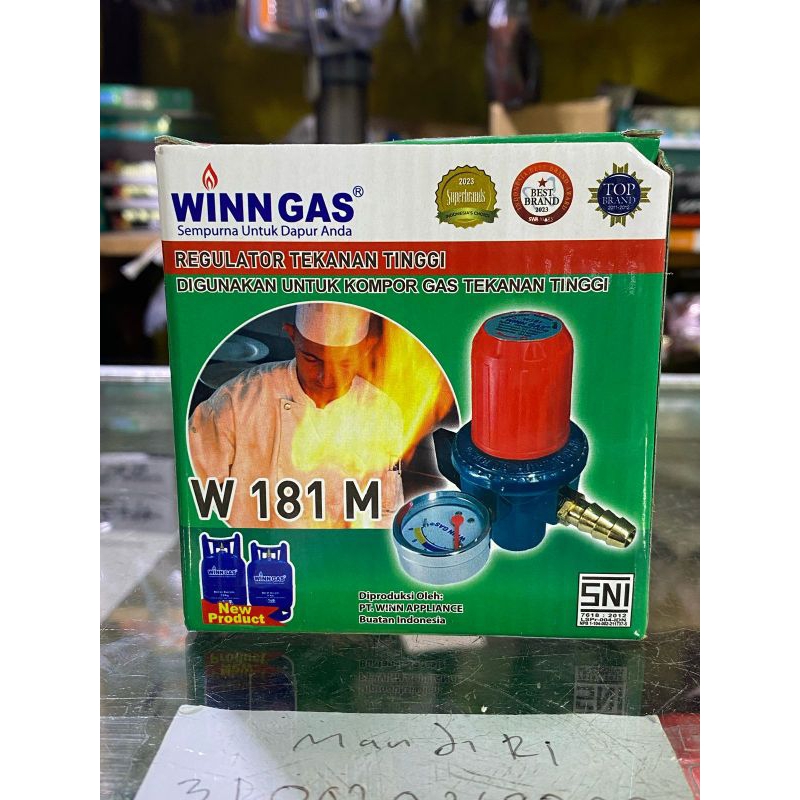 REGULATOR GAS TEKANAN TINGGI / REGULATOR KOMPOR GAS WINN GAS