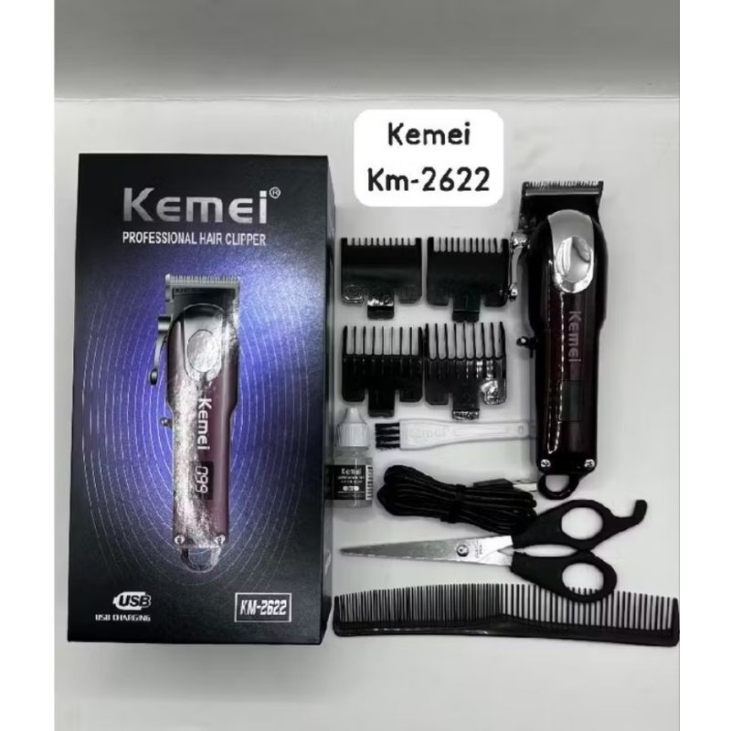 Kemei KM 2622 Mesin Hair Clipper Alat Cukur Pangkas Rambut Elektrik