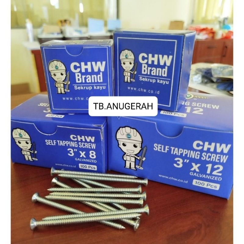 Skrup Kayu CHW Brand Original