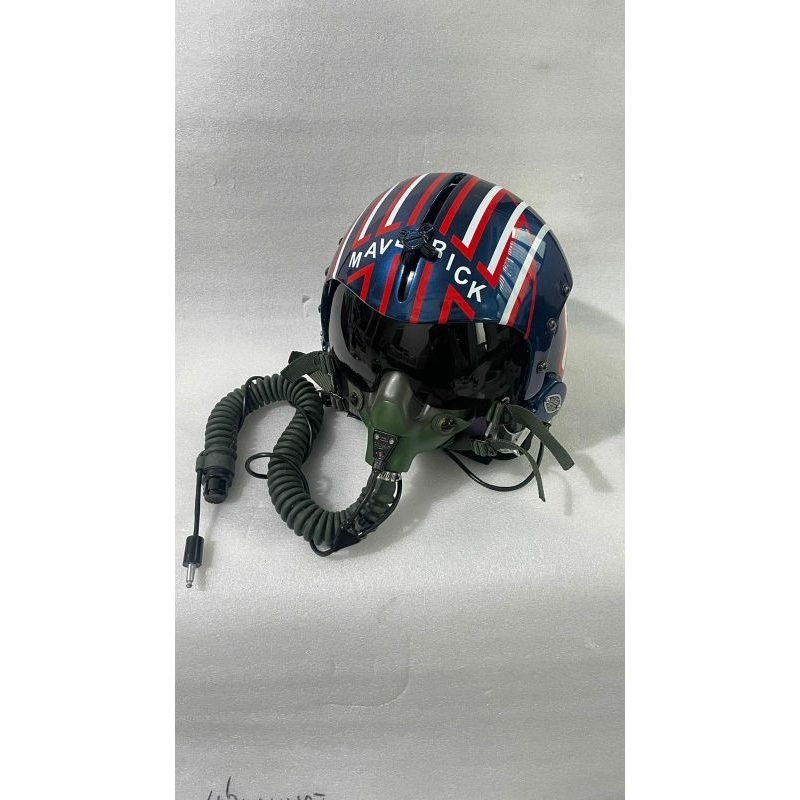 HELM PILOT HGU-33 TOP GUN MAVERICK LEATHER EDGEROLL/HELM ANTIK /HELM MOTOR DAN MASKER OXYGEN REPLIKA