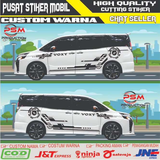 NEW sticker toyota voxy aksesories toyota voxy