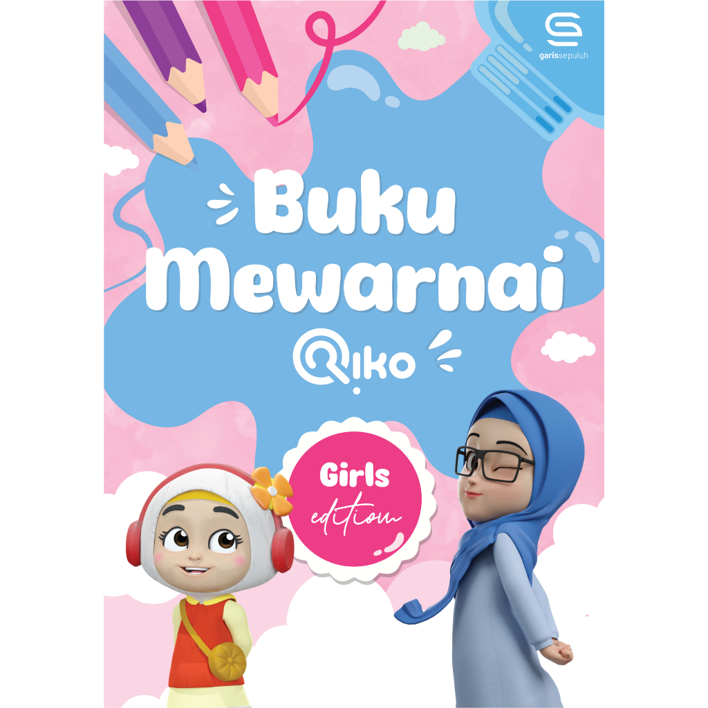 Buku Mewarnai Riko The Series - Edisi Girls