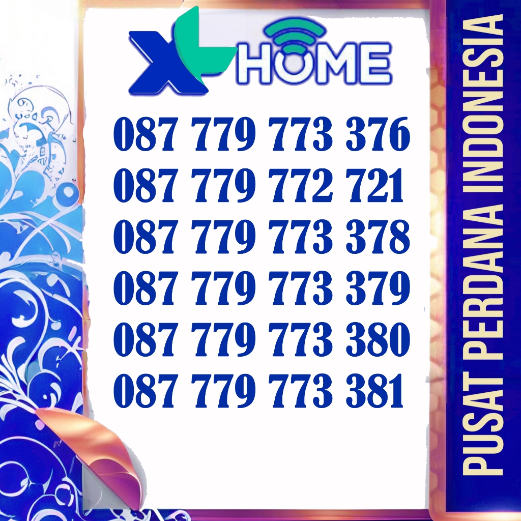 Part 3. Spesial kartu Nomer Cantik Kartu Perdana XL Varian Angka Menarik