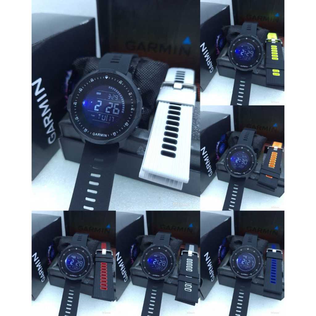 JAM TANGAN PRIA FASHION SPORTY DIGITAL GARMIN NEW COLLECTION TERMURAH
