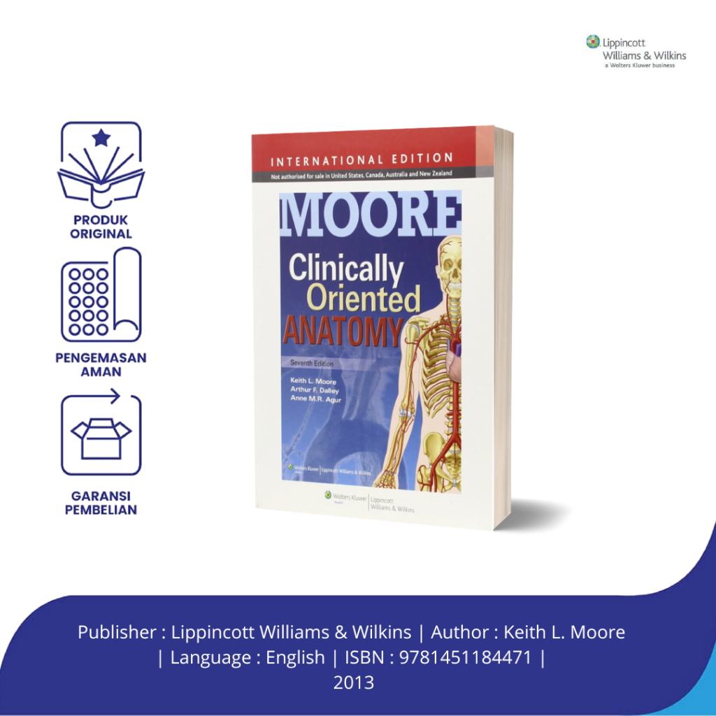 Lippincott Williams & Wilkins Clinically Oriented Anatomy -  Keith L Moore