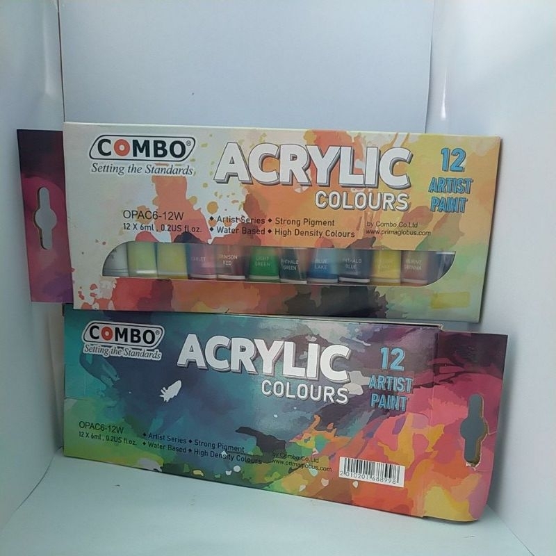 

Cat Warna Acrylic, 12 warna