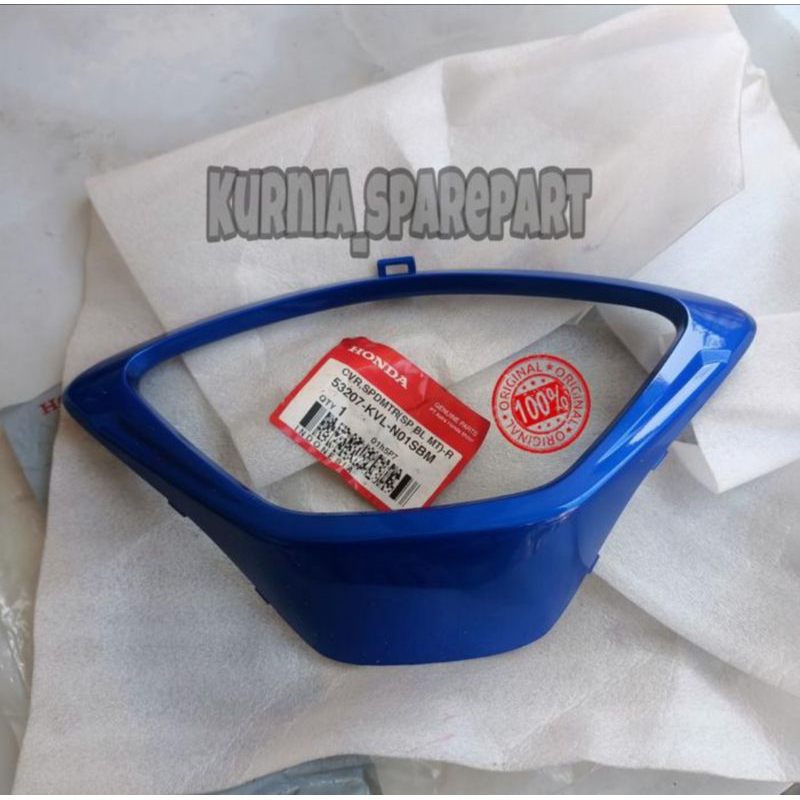 Cover spidometer honda supra X125 old batman BIRU 53207-KVL-N01SBM
