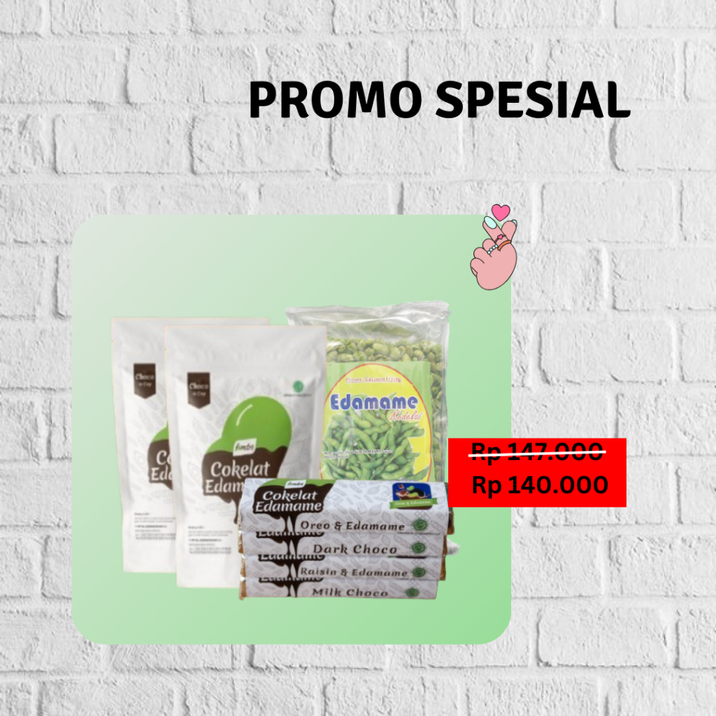 

PROMO SPESIAL 2025 BAROKAH - Cokelat Edamame Fondre & Fried Edamame - Agrapana Food Jember