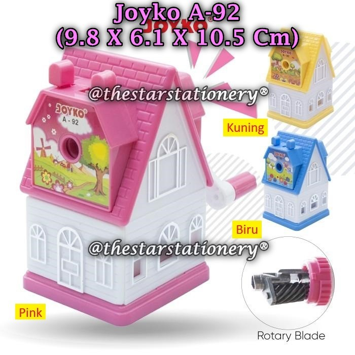 

(1 Biji) Rautan Putar JOYKO A-92 Rautan Meja Joyko A-92 / Sharpener Rautan Serutan Putar Joyko A-92